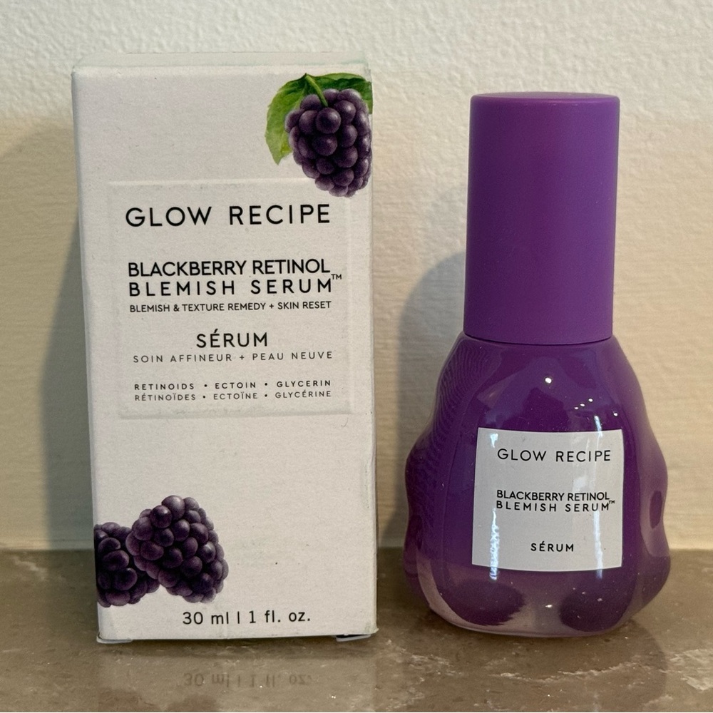 Glow Recipe BlackBerry Retinol Blemish Serum - 1 Fl Oz